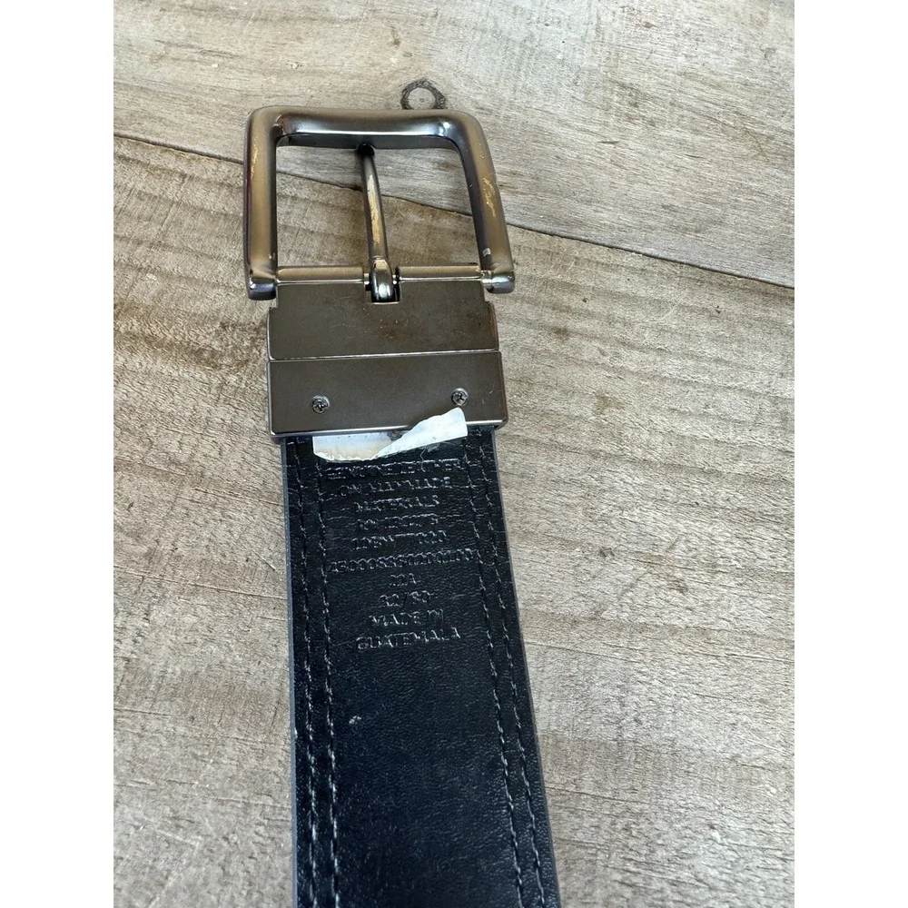 Mens Genuine Leather Belt Reversible 32/30‎